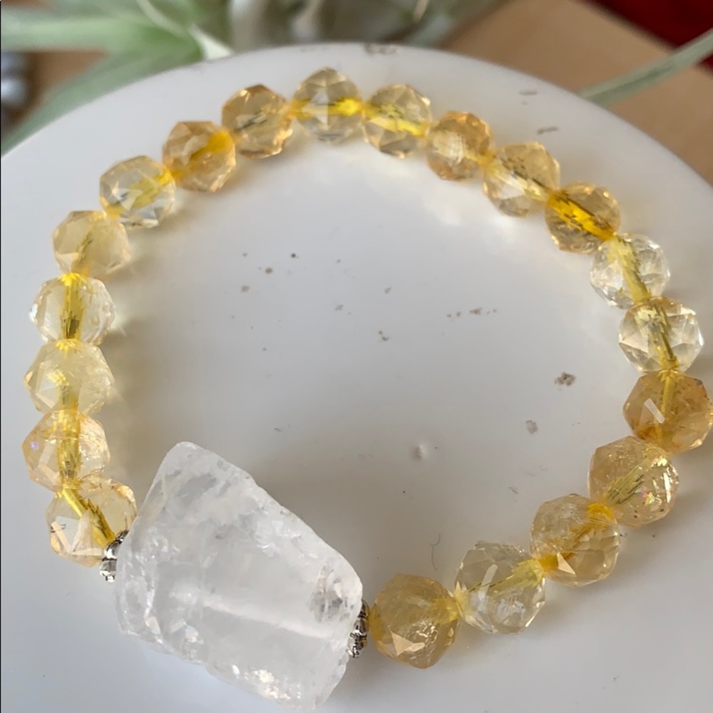 Happiness Citrine Crystal Healing Bracelet